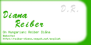 diana reiber business card