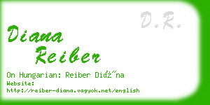 diana reiber business card